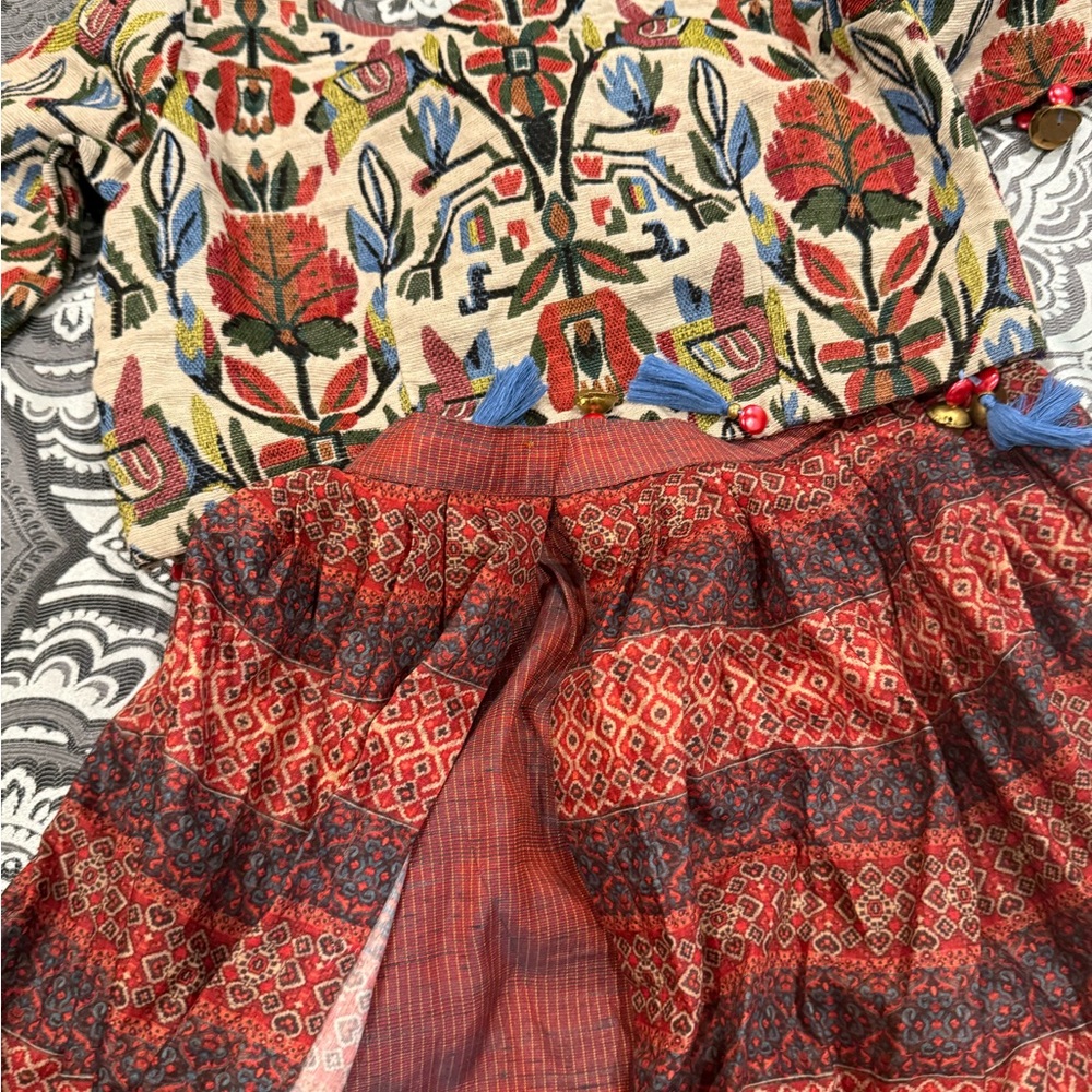 Colorful Patterned Dress - Picture 4 of 4